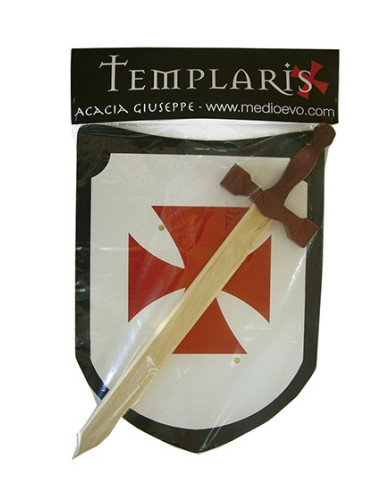 Set spada e scudo templare