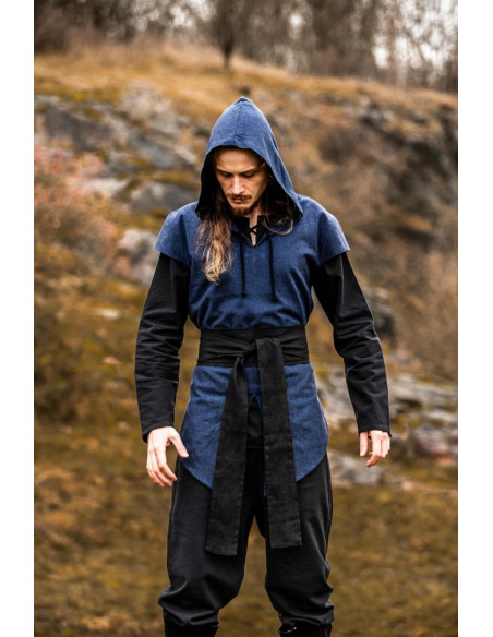 Cintura unisex modello Torben, lino nero