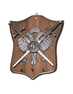 Panoplia di aquila a 2 teste, portachiavi