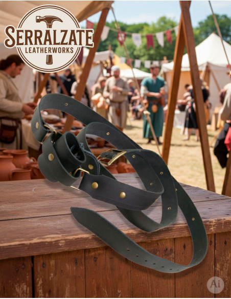 Cintura medieval con tahalí per...