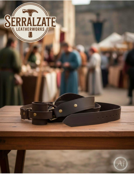 Cintura medieval con supporto per...