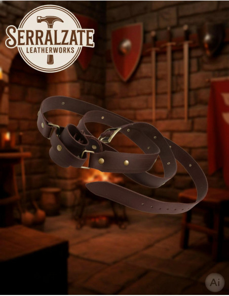Cintura medieval con supporto per...