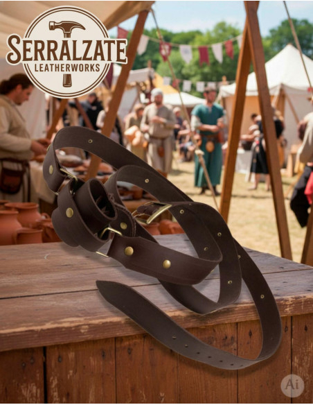 Cintura medieval con supporto per...