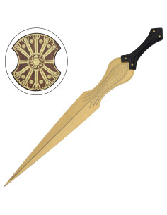 Replica non ufficiale spada Achille Troia, con supporto