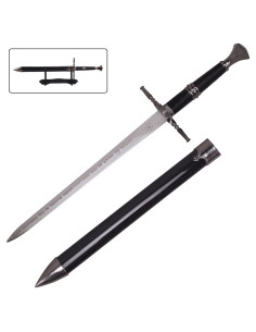 Mini spada Geralt di Rivia Witcher 3, con supporto