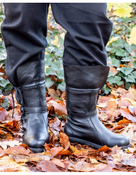 Stivali medievali in pelle modello...