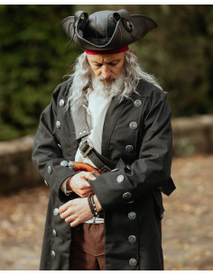 Cappotto medievale da pirata modello Capitano Chad,... 2