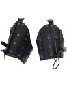 Protectori medievali per braccia modello Strigo, colore nero