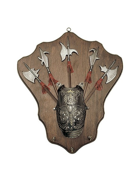 Panoplia alabarde medievali