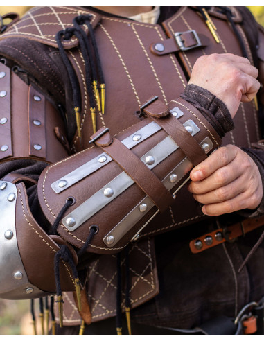 Bracciali medievali modello Strigo, colore marrone