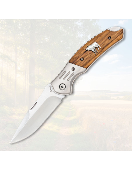 Coltello Albainox da caccia, legno...