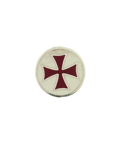 Spilla Croce Templare in argento