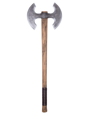 Ascia vichinga doppia per LARP modello Drengir