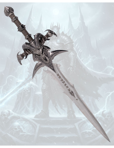 Spada Frostmourne di Arthas Lich King di Warcraft, replica non ufficiale
