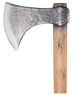 Ascia medievale per LARP, modello Varek 2