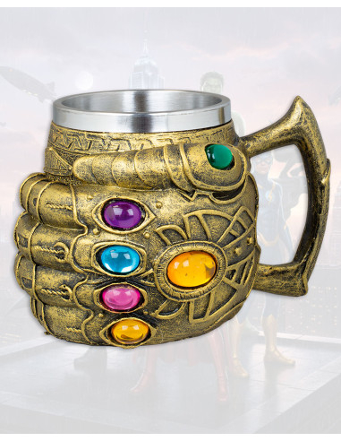 Tazza in resina Guanto di Thanos di Tole10, 11,5 cm.