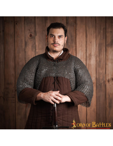 Camicia corta di maglia in acciaio, calibro 16