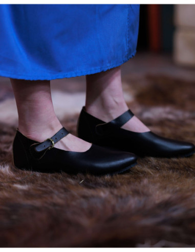 Mocassini in pelle modello Jadwiga, colore nero