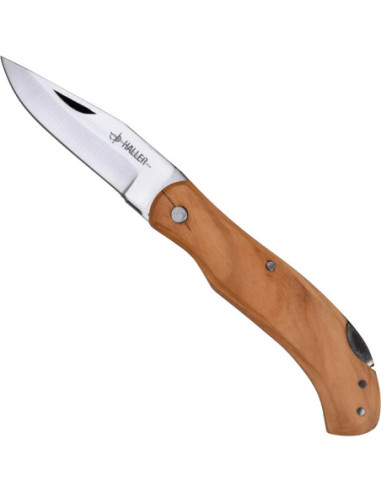 Coltello Backlock in noce acciaio inossidabile 420