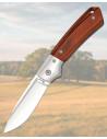 Coltello Albainox a pistone, manico stamina rosso