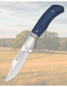 Coltello Albainox manico stamina blu, lama 9 cm. acciaio inox