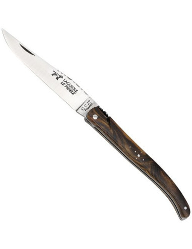 Traditionelles Laguiole-Messer mit Pistazienholzgriff