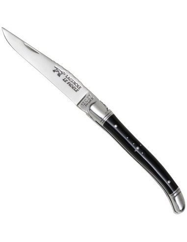 Coltello tradizionale Laguiole in corno di bufalo, lama 90 mm.