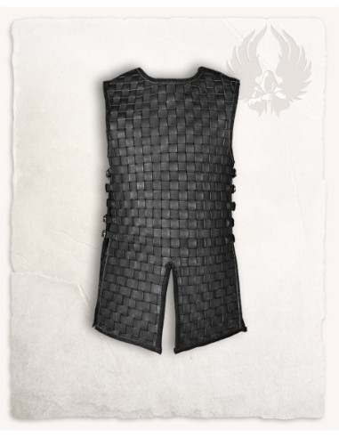 Pettorina in cuoio modello Ragur, colore nero