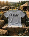 T-shirt militare ARMY grigia