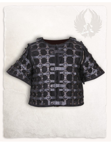 Giacca in maglia metallica modello Berengar, colore nero