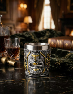 Bicchierino Templare oro-argento (6 cm.)