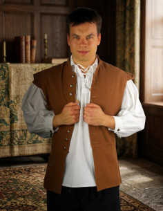 Gilet classico rinascimentale modello Charles, colore...