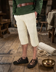 Pantaloni di canapa al ginocchio vichinghi 2