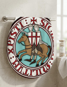 Asciugamano tondo Cavalieri Templari in cotone (varie... 2