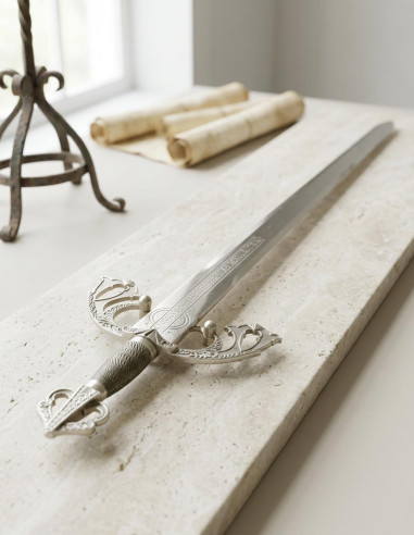 Spada Tizona del Cid in argento