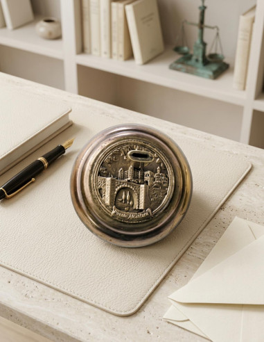 Base in alcantara per 1 tagliacarte