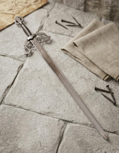 Spada rustica Tizona Cid, costole a pugno