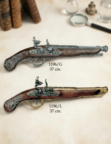 Pistola inglese, XVIII secolo