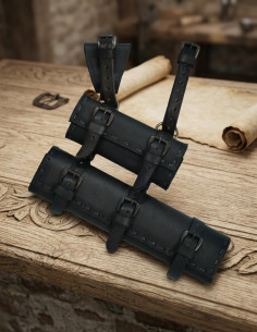 Tahalí doppio regolabile per spada e pugnale