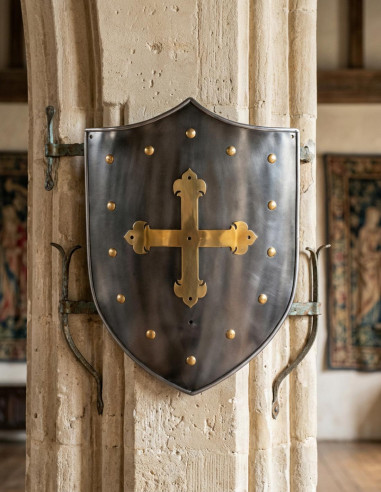 scudo medievale croce