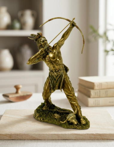 Figura tiro con l'arco indiano