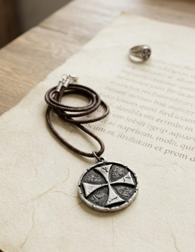 Ciondolo Croce Templare (3,3 cm.)