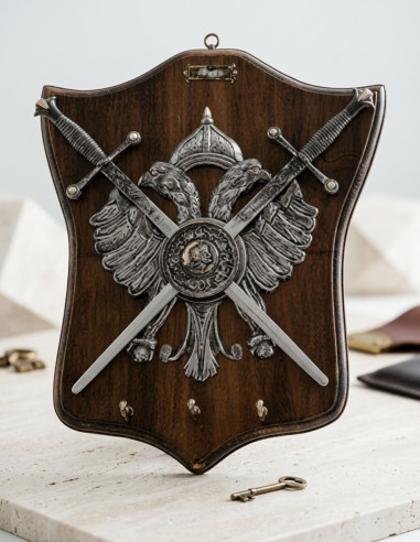 Panoplia di aquila a 2 teste, portachiavi