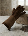 guanti medievali marroni