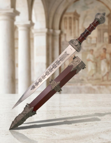 Daga Gladius con fodero
