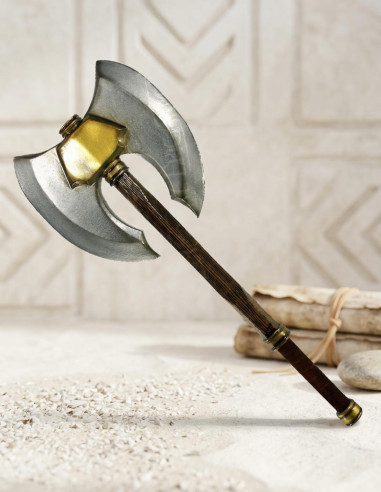 Ascia in lattice a doppia lama, 85 cm.