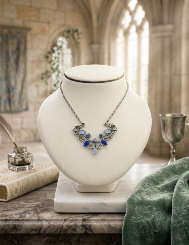 Pendente con perle di cristallo