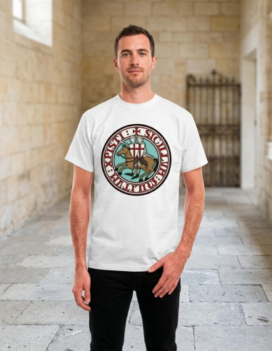 T-shirt Cavalieri Templari, manica corta