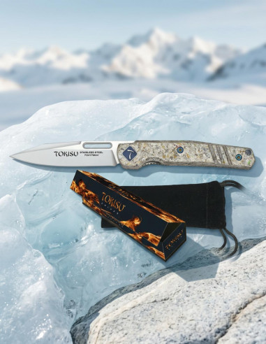 Coltello da campo TOKISU Mikarta Glacial