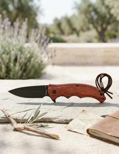 Coltello da campo Albainox Manico Stamina Rosso